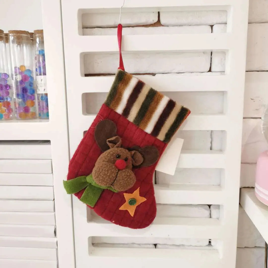 Fashion Personalized Christmas Socks Gift Bag - Bellarte Enchanté Fashion Personalized Christmas Socks Gift Bag